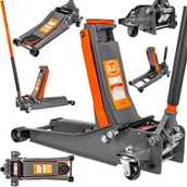 Podnośniki - Podnośnik samochodowy niskoprofilowy 3T 75mm żaba lewarek BJC - miniaturka - grafika 1