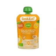 Desery dla dzieci - Smileat Mus z ekologicznymi migdałami, mango i ananasem po 9 miesiącu 100 g Bio - miniaturka - grafika 1