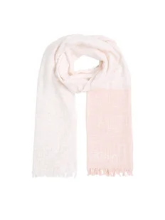 Calvin Klein Szal Monogram K60K612979 Różowy - Apaszki i szaliki damskie - miniaturka - grafika 1