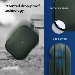 Caseology vault apple airpods pro 1 midnight green - Akcesoria do słuchawek - miniaturka - grafika 9