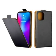Etui i futerały do telefonów - Pokrowiec König Design kompatybilny z Apple iPhone 12 / 12 Pro pokrowiec na telefon komórkowy ze skóry syntetycznej - Etui na telefon komórkowy czarne - miniaturka - grafika 1