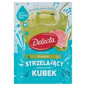 Kisiel - Delecta Strzelający owocowy kubek Kisiel smak guawy 34 g - miniaturka - grafika 1