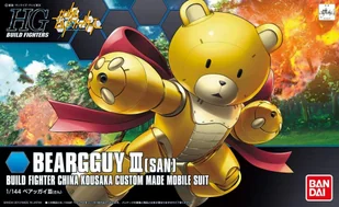 gundam - hgbf 1/144 beargguy iii san china kousaka custom - model kit - Figurki dla dzieci - miniaturka - grafika 1