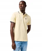 Koszulki męskie - Koszulka Wrangler POLO SHIRT 112362826 Banana Crepe M - miniaturka - grafika 1