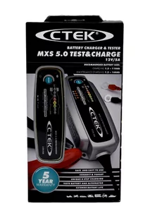 Ładowarka do akumulatora CTEK MXS 5.0 TEST & CHARGE Z FUNKCJĄ TESTERA - Prostowniki samochodowe - miniaturka - grafika 1