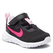 Buty sportowe damskie - Buty NIKE - Revolution 6 Nn (TDV) DD1094-007 Black/Hyper Pink/Pink Foam - miniaturka - grafika 1