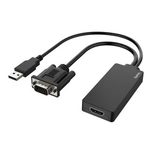Hama VGA+USB HDMI | - Adaptery i przejściówki - miniaturka - grafika 1