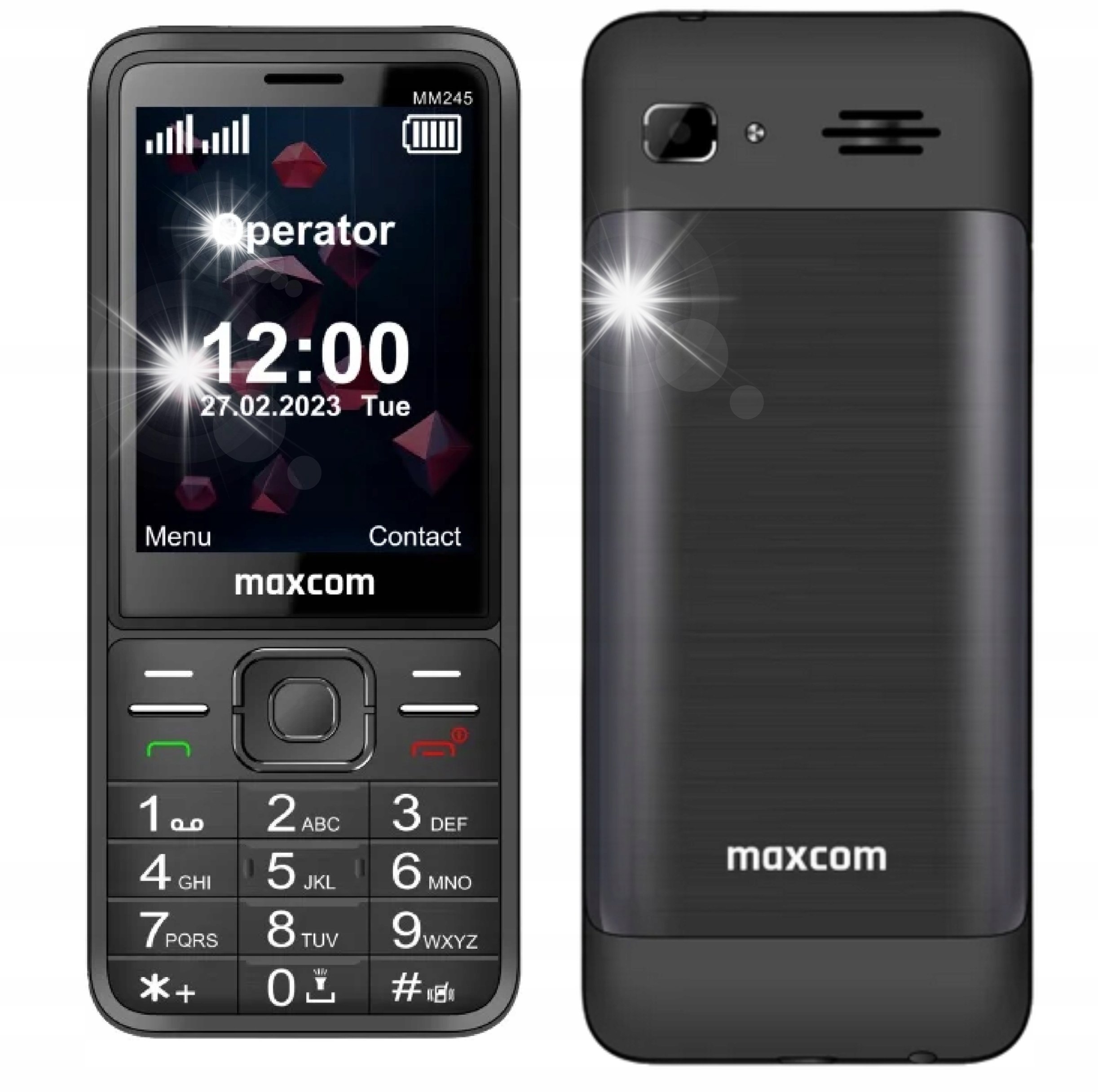 Maxcom Classic MM245 4G Czarny