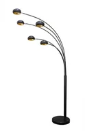 Lampy stojące - Zuma Line BRANCA Lampa podłogowa TS-5805-BKGO - miniaturka - grafika 1