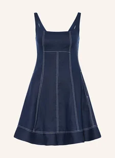 Tommy Hilfiger Sukienka Z Lnu blau - Sukienki - miniaturka - grafika 1
