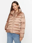Kurtki damskie - Bomboogie Kurtka puchowa JW 8081 T DLC3 Brązowy Regular Fit - miniaturka - grafika 1