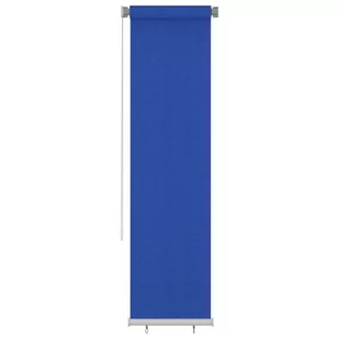 vidaXL Roleta zewnętrzna, 60x230 cm, niebieska, HDPE - Rolety - miniaturka - grafika 1