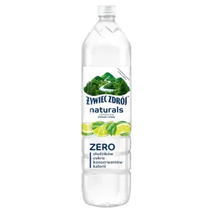 Żywiec Zdrój Naturals Napój niegazowany z delikatną nutą limonki i mięty 1.2 l - Woda - miniaturka - grafika 1