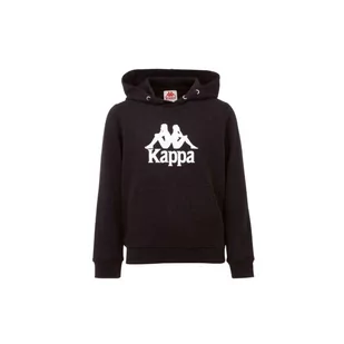 Kappa Taino Kids Hoodie, chłopięca bluza, czarna - Odzież sportowa dziecięca - miniaturka - grafika 1