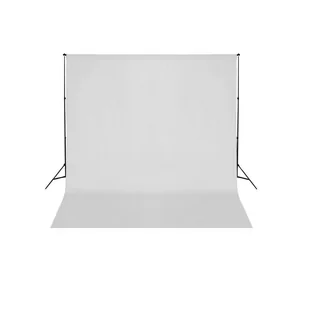 vidaXL System zawieszenia tła z białym tłem 600 x 300 cm - Tła fotograficzne - miniaturka - grafika 1