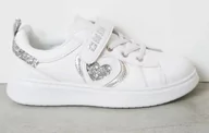 Buty dla dziewczynek - BIG STAR SNEAKERSY DZIEWCZĘCE BIAŁE JJ374291 28 - miniaturka - grafika 1