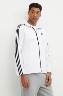 adidas kurtka Essentials męska kolor biały przejściowa IB0382 - Kurtki męskie - miniaturka - grafika 1
