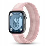 Akcesoria do smartwatchy - PASEK HW WATCH FIT 3 044 - RÓŻOWO-BIAŁY - miniaturka - grafika 1