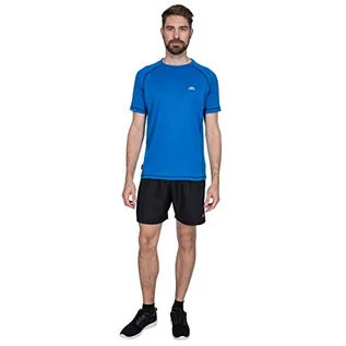 Koszulki męskie - Trespass Albert Quick Dry T-shirt męski NIEBIESKI L MATOTSO10026_BLUL - grafika 1