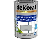 Emalie - Dekoral Emalia Ftalowa  Emakol Strong Popielaty Pojemność 0,9 L - miniaturka - grafika 1