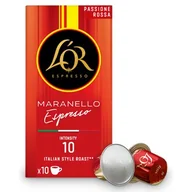 Kawa w kapsułkach i saszetkach - Kapsułki L'OR Passione Rossa Espresso Maranello do ekspresu Nespresso (10 szt.) - miniaturka - grafika 1