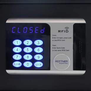 B2B Partner Sejf meblowy elektroniczny RFID LAP 152784 - Sejfy i kasy pancerne - miniaturka - grafika 5