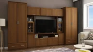 Meble do sypialni - Szafa meblościanka szafka RTV 370 cm zestaw mebli - miniaturka - grafika 1