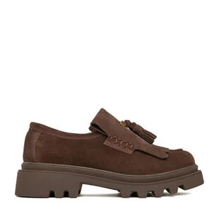 Loafersy Badura EO-ARLETTE-01 Brązowy - Półbuty damskie - miniaturka - grafika 1