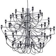 Lampy sufitowe - Żyrandol świecznikowy Chandelier ST-9028-50 Step do salonu czarny chrom - miniaturka - grafika 1