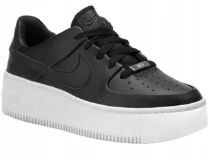 Nike Buty Damskie Sneakersy Air Force 1 Sage Low czarne na platformie 41 Eu - Sneakersy damskie - miniaturka - grafika 1