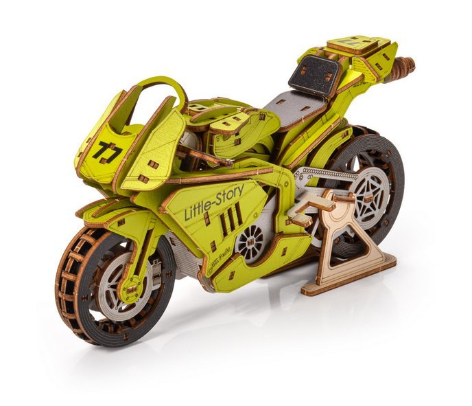 Little Story Puzzle 3D - Motocykl Grand Prix E021Y