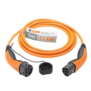 LAPP Kabel do ładowania Typu 2, do 11 kW, 5 m, pomarańczowy, 61785 - Akcesoria do układu elektrycznego - miniaturka - grafika 1