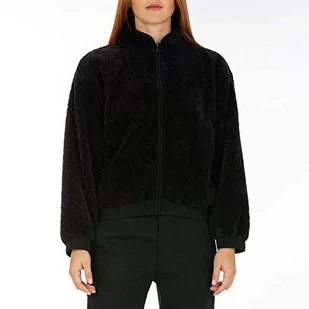 Hurley damska kurtka w Sherpa z zamkiem błyskawicznym Czarny XS BQ3294 - Kurtki damskie - miniaturka - grafika 1