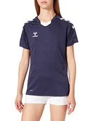 Koszulki i topy damskie - hummel hummel Damska koszulka Hmlcore Xk Poly Jersey S/S Woman niebieski morski XL 211457 - miniaturka - grafika 1