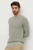 Swetry męskie - Pepe Jeans sweter bawełniany CRAIG kolor zielony  PM702441 - miniaturka - grafika 1