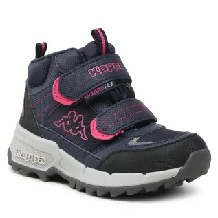 Buty dla dziewczynek - Trzewiki Kappa 260905K Navy/Pink 6722 - grafika 1