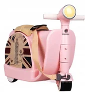 Walizki - 2w1 Jeździk Walizka Na Kółkach Dla Dzieci Torba - miniaturka - grafika 1