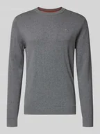 Swetry męskie - Sweter z dzianiny o kroju regular fit z czystej bawełny - miniaturka - grafika 1