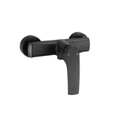 Baterie wannowe i prysznicowe - Valvex Bat prysznicowa Costa czarna - miniaturka - grafika 1