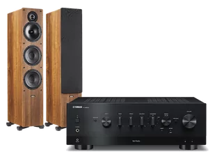 Yamaha R-N800A (czarny) + Tesi 661 (orzech) - Zestawy stereo - miniaturka - grafika 1