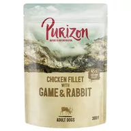 Mokra karma dla psów - Megapakiet  Purizon Adult, 24 x 300 g - Dziczyzna i królik z dynią i borówką brusznicą - miniaturka - grafika 1
