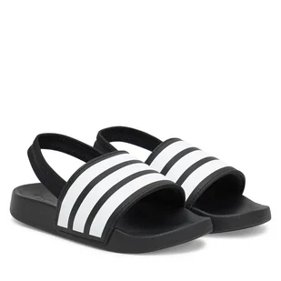 Sandały adidas adilette Estrap JR5328 Czarny - Buty dla chłopców - miniaturka - grafika 1