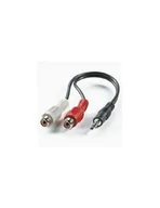 Kable - Roline kabel telewizyjny Jack 3.5mm/2x RCA F 0.2m - miniaturka - grafika 1