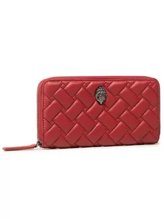 Portfele - EAGLE Kurt Geiger Duży Portfel Damski Zip Around Wallet 1803051109 Czerwony - grafika 1