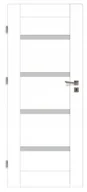 Drzwi wewnętrzne - VidaXL Skrzydło drzwiowe FF Prix 10 lewe białe 84,4 x 203cm - miniaturka - grafika 1