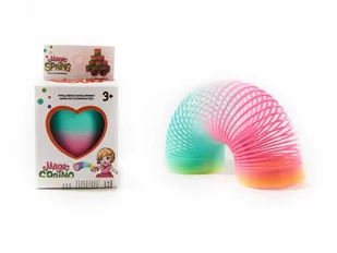 MAGICZNA SPRĘŻYNA TĘCZOWA ZABAWKA SPRĘŻYNKA - Gry planszowe - miniaturka - grafika 1