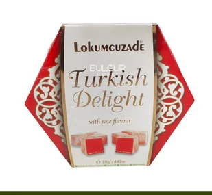 Tureckie Lokum Różane Lokumcuzade 250g - Galaretki - miniaturka - grafika 1