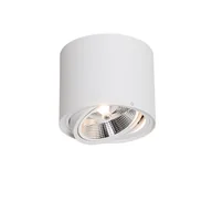 Lampy sufitowe - QAZQA Nowoczesny reflektor sufitowy biały obrotowy i uchylny AR111 - Rondoo Up - miniaturka - grafika 1