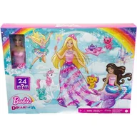 Lalki dla dziewczynek - Mattel Kalendarz adwentowy Barbie Kraina fantazji - miniaturka - grafika 1