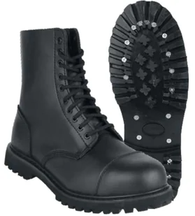 Buty BRANDIT Glany Phantom 10 Dziurek  45 - Odzież taktyczna i umundurowanie - miniaturka - grafika 1